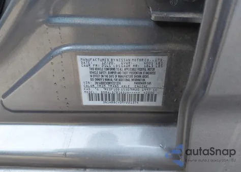 2021 Nissan Sentra Sv Xtronic Cvt z USA, uszkodzony, nr VIN 3N1AB8CV0MY221374